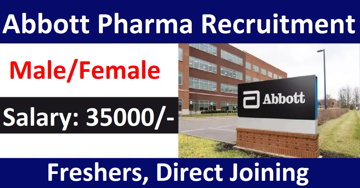 Abbott Pharma Company Recruitment