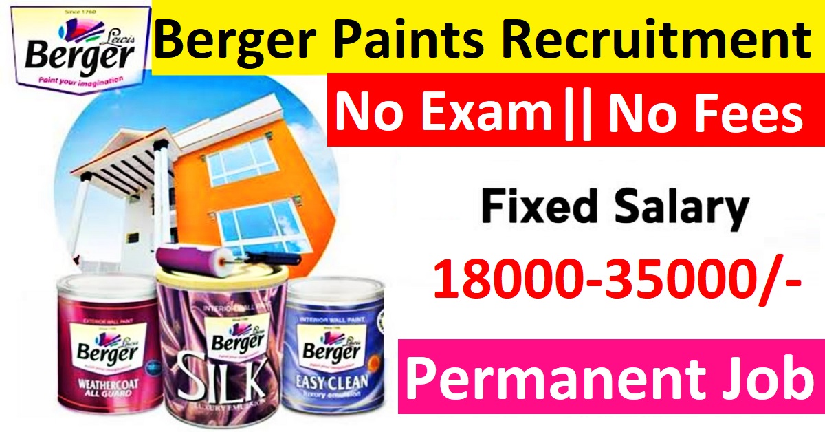 Berger Paints Limited Recruitment