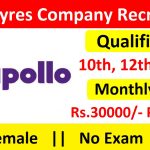 Apollo Tyres Company Recruitment