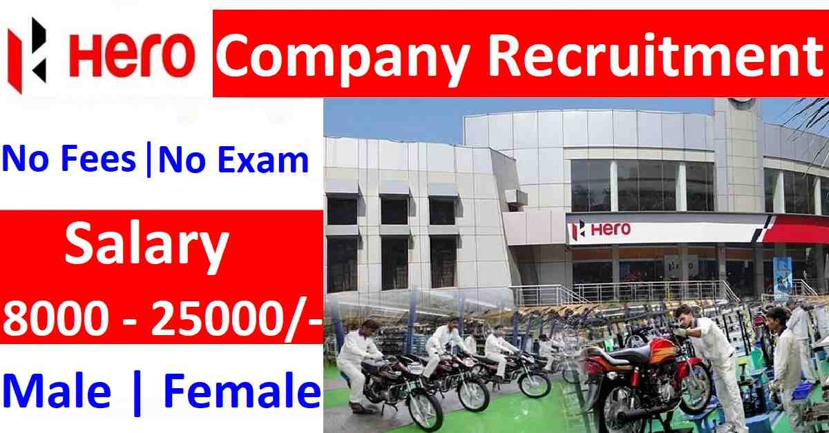 Hero Motor Company Recruitment