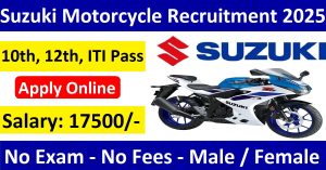 Suzuki Motorcycle Job Recruitment