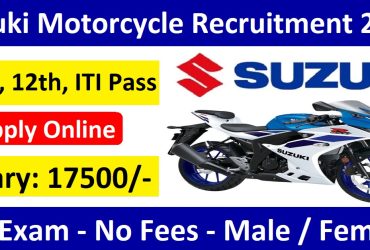 Suzuki Motorcycle Job Recruitment