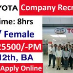 Toyota Company Recruitment