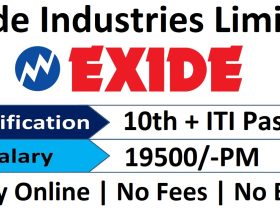 Exide Industries Limited Recruitment