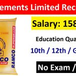 Ramco Cements Limited Recruitment