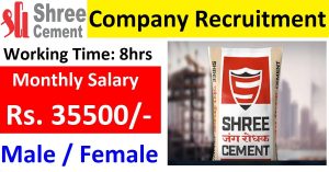 Shree Cement Company Recruitment