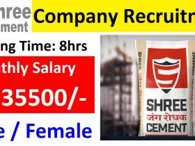 Shree Cement Company Recruitment