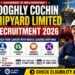 Hooghly Cochin Shipyard Limited Recruitment 2026: Nursing Assistant Post